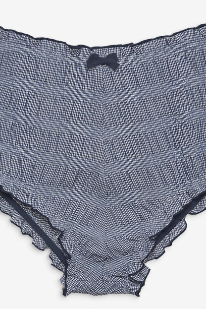 Denim Hearts Bloomer Short Blue - For Love & Lemons