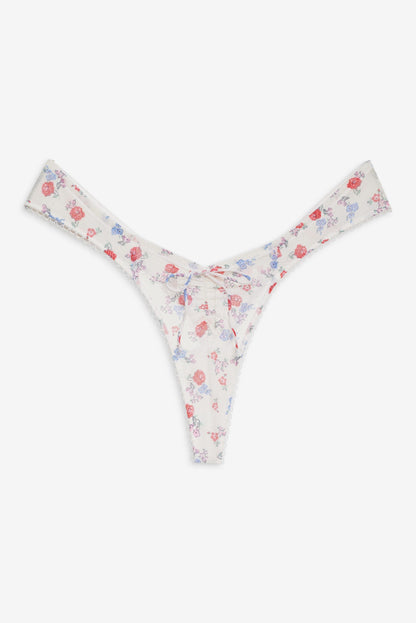 Lottie Thong Panty Red - For Love & Lemons