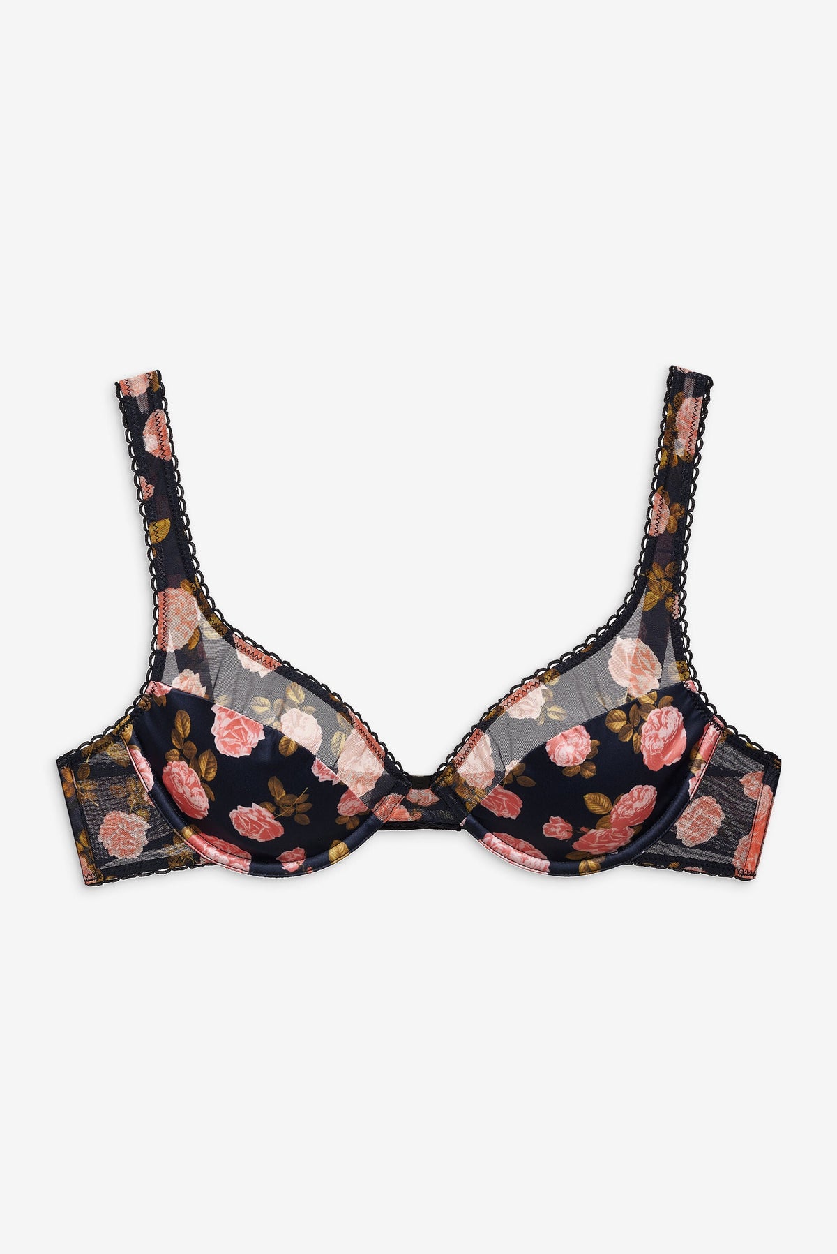 Kayla Underwire Bra Navy - For Love & Lemons