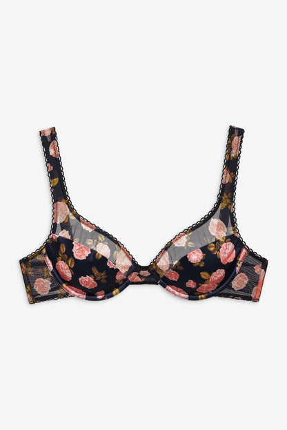 Kayla Underwire Bra Navy - For Love & Lemons