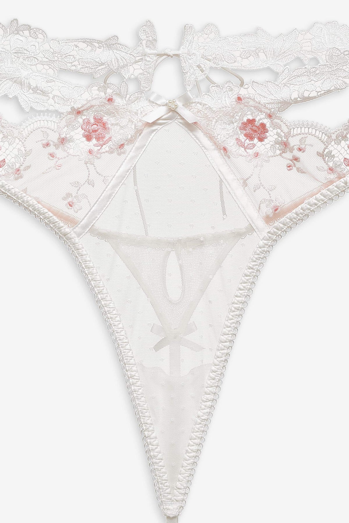 Le Fleur Thong Panty Peach - For Love & Lemons