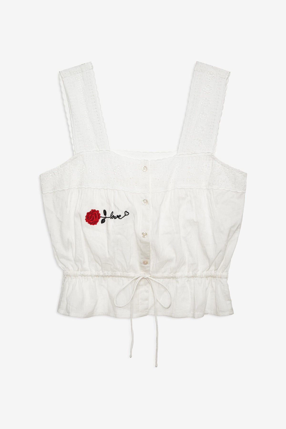 Ella Top White - For Love & Lemons