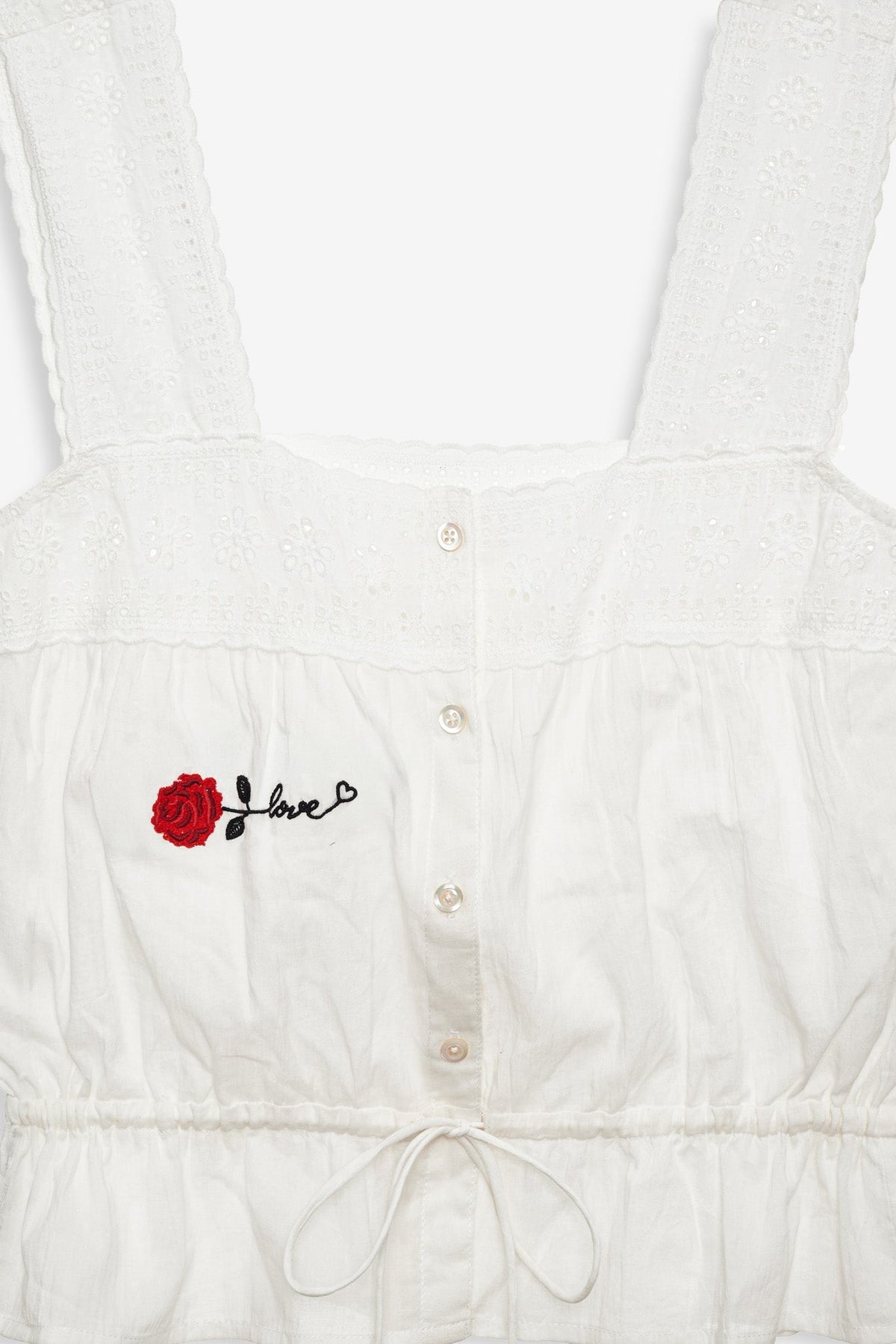 Ella Top White - For Love & Lemons