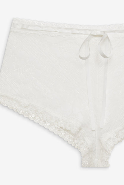 Antique Store Lace Shorts White - For Love & Lemons