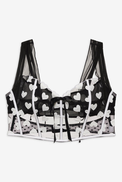 Mia Bustier Black - For Love & Lemons