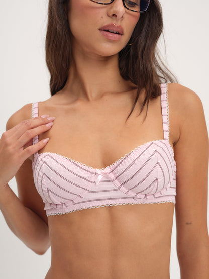 Mindy Underwire Bra Pink - For Love & Lemons