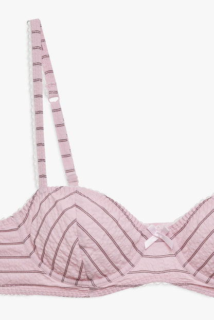 Mindy Underwire Bra Pink - For Love & Lemons