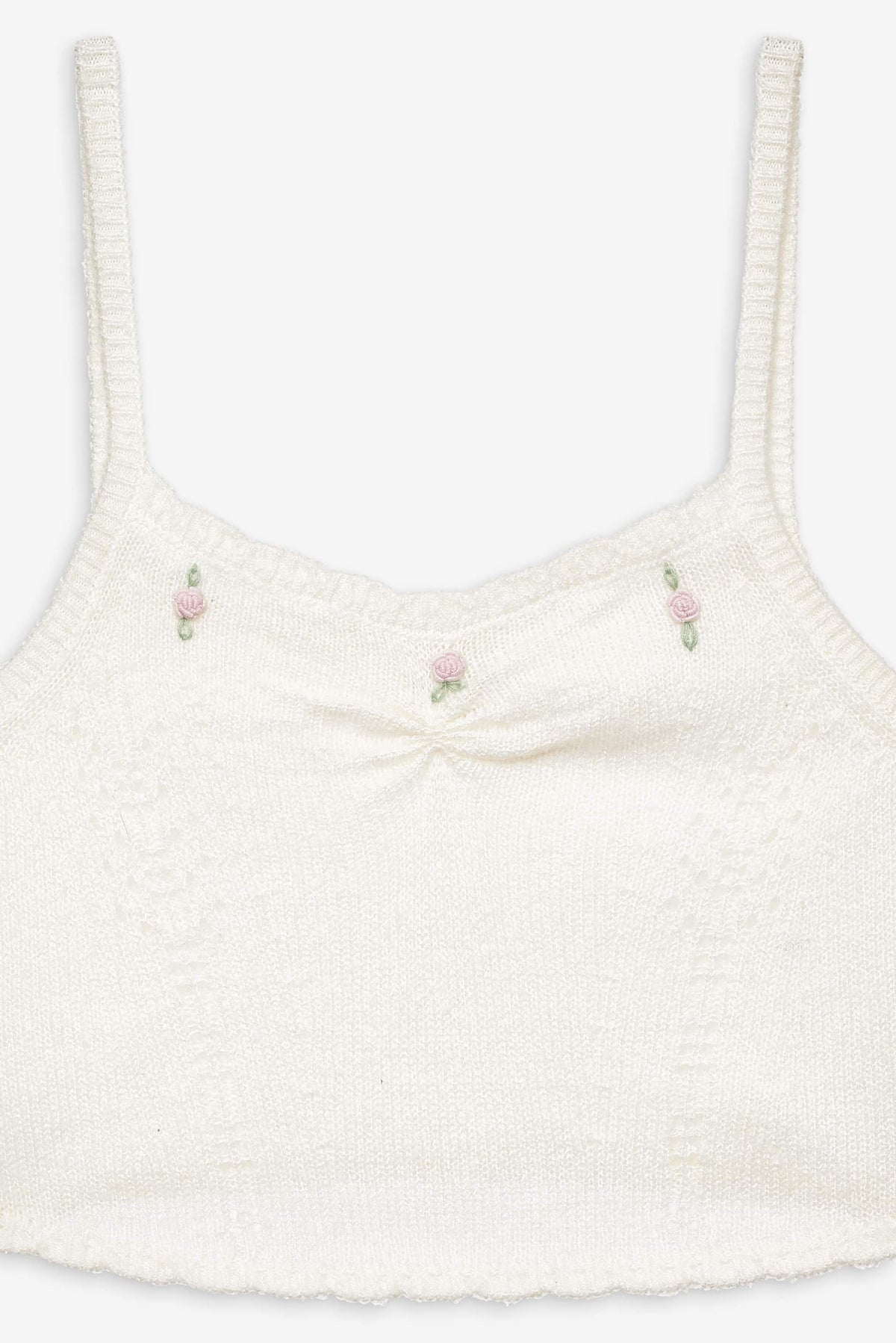 London Knit Cami Top Cream - For Love & Lemons