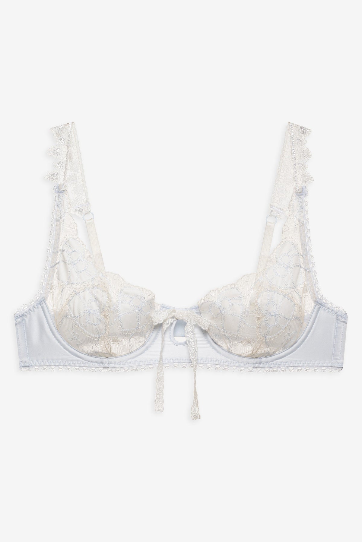 Pure Heart Underwire Bra White - For Love & Lemons