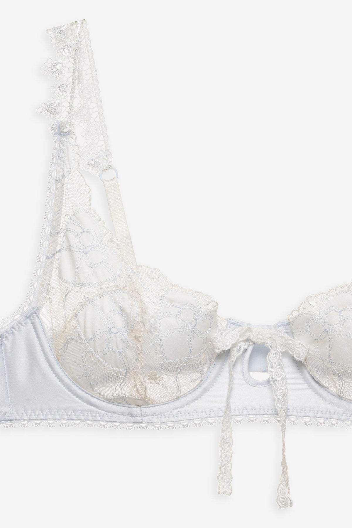 Pure Heart Underwire Bra White - For Love & Lemons