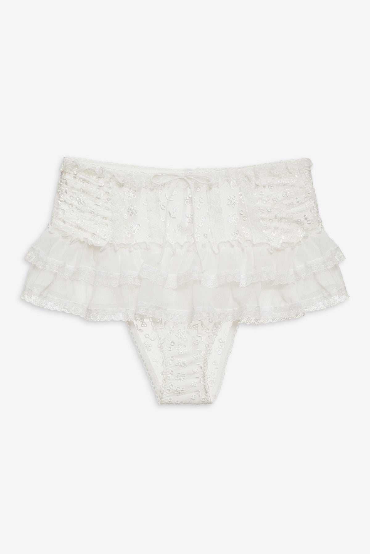 Layer Cake Chiffon Panty White - For Love & Lemons