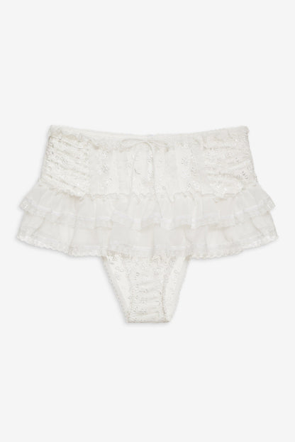 Layer Cake Chiffon Panty White - For Love & Lemons