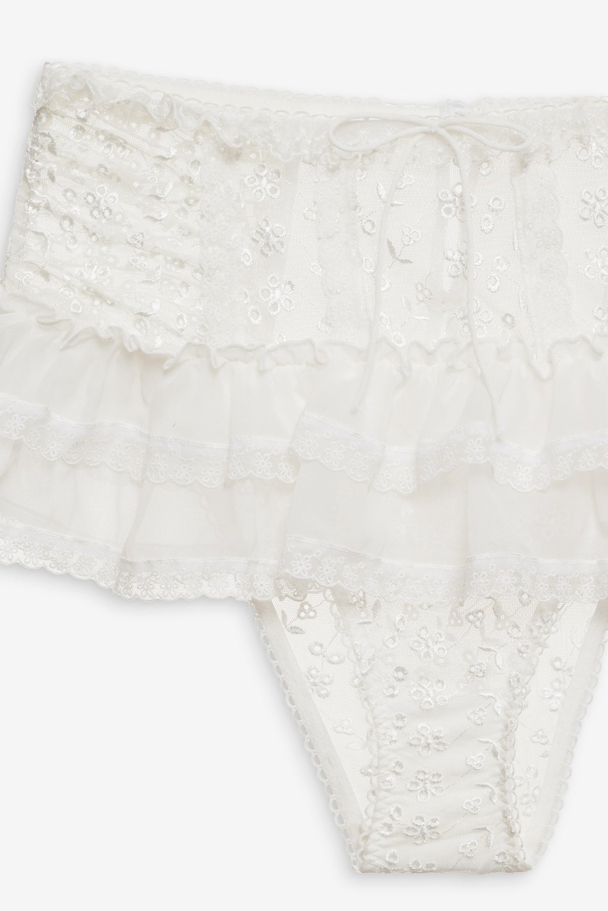 Layer Cake Chiffon Panty White - For Love & Lemons