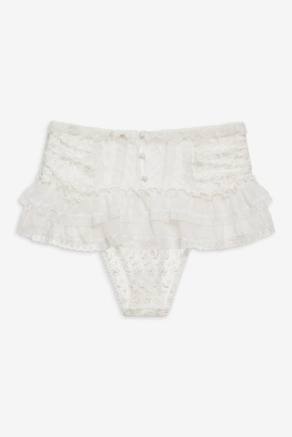 Layer Cake Chiffon Panty White - For Love & Lemons