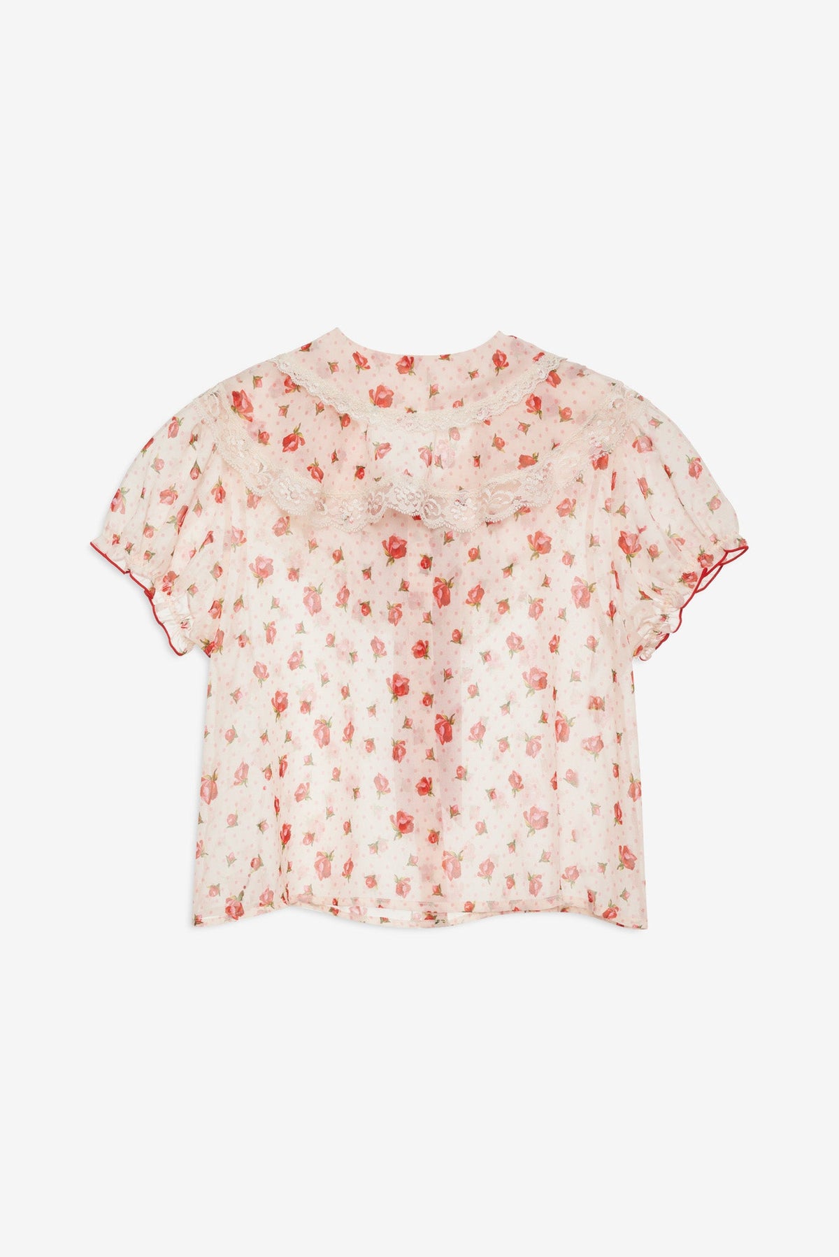 Leah Crop Top Cream - For Love & Lemons