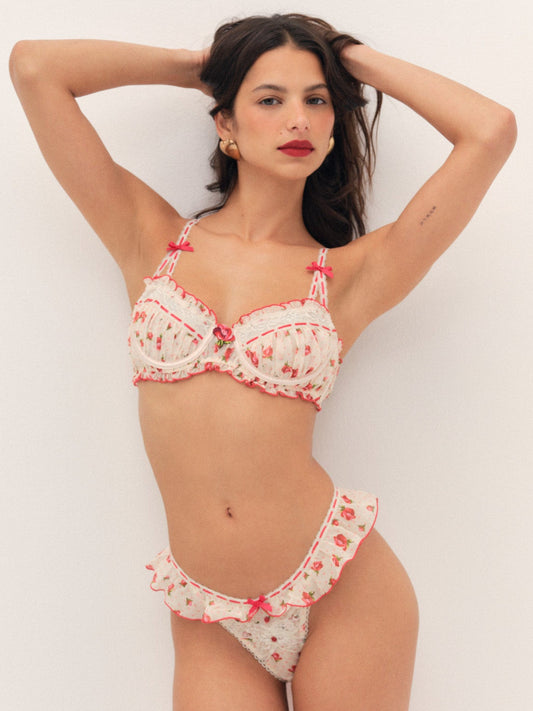 Leah Underwire Bra Cream - For Love & Lemons