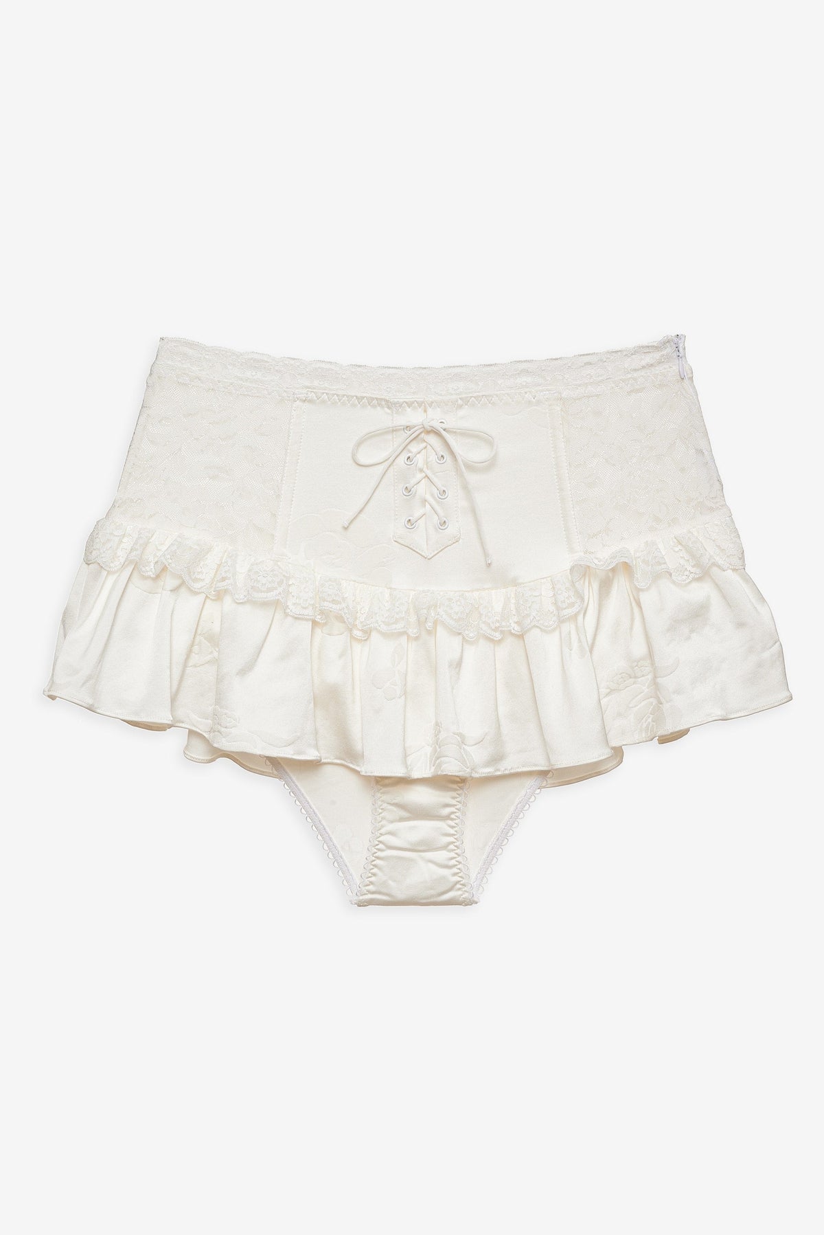 Lana Corset Skirt White - For Love & Lemons