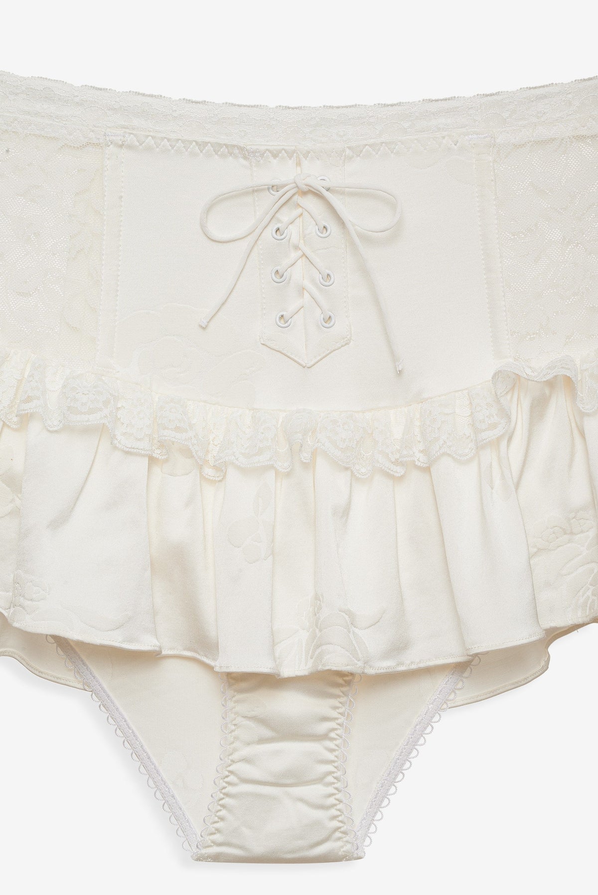 Lana Corset Skirt White - For Love & Lemons