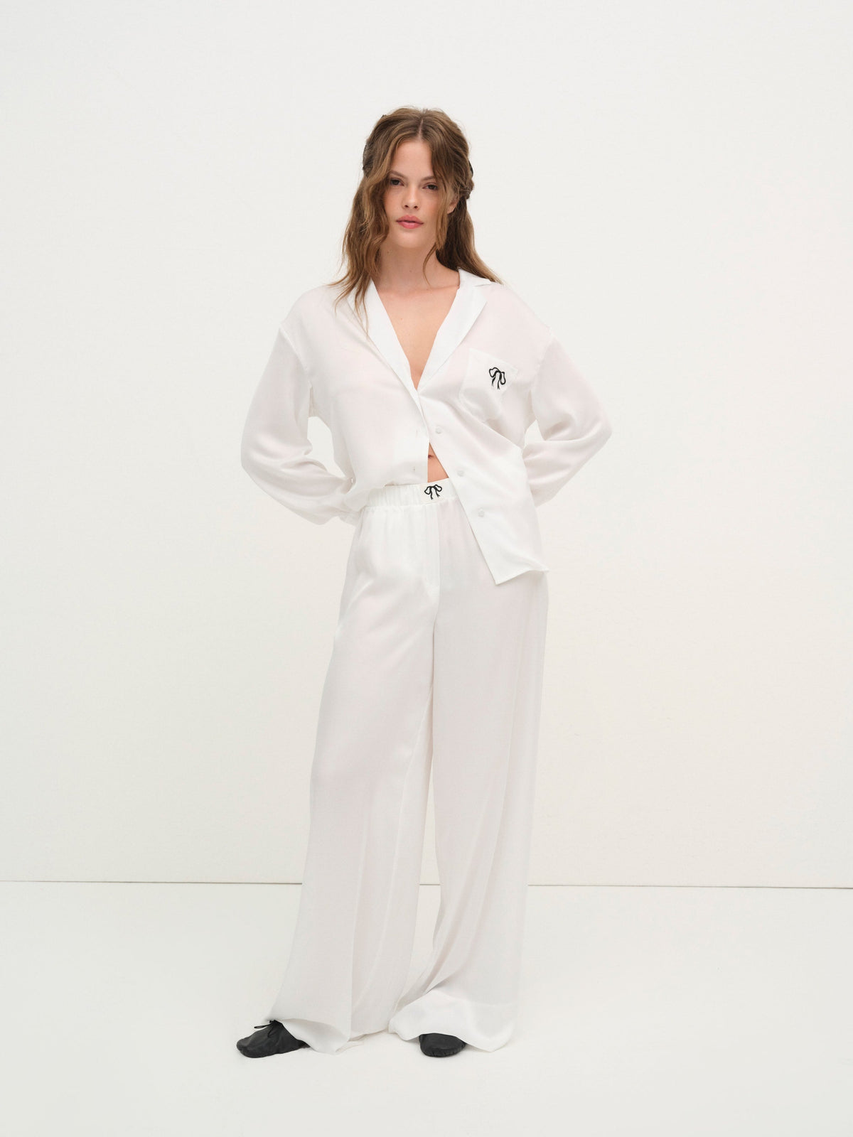 Everyday PJ Top White - For Love & Lemons