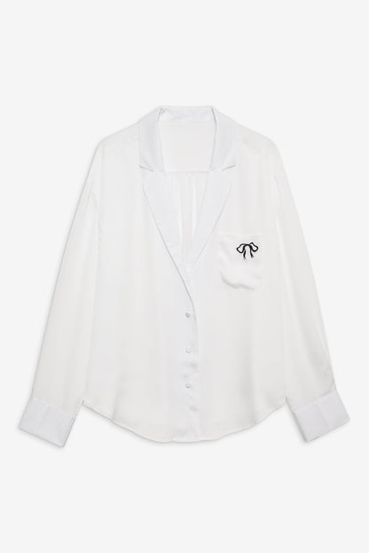 Everyday PJ Top White - For Love & Lemons