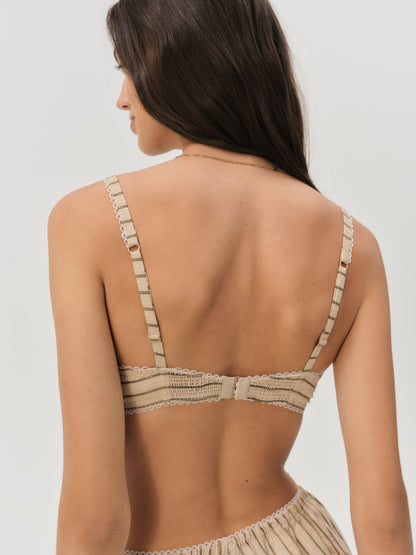 Mindy Underwire Bra Brown - For Love & Lemons
