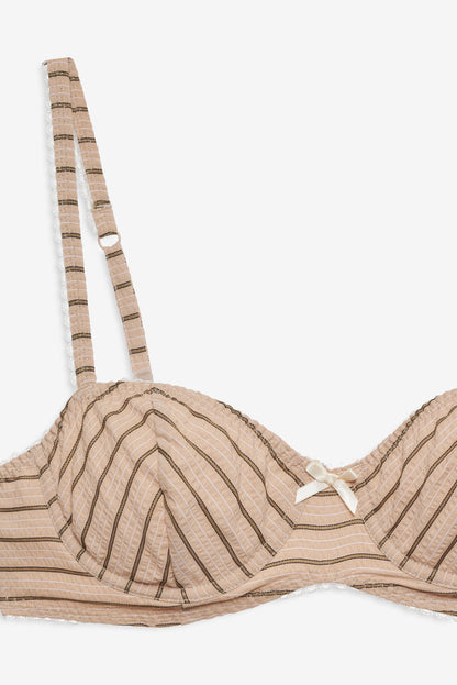Mindy Underwire Bra Brown - For Love & Lemons
