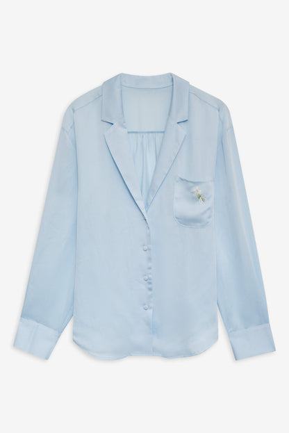 Everyday Pajama Top Blue - For Love & Lemons