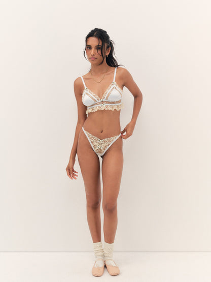 Cleo Bralette Blue - For Love & Lemons