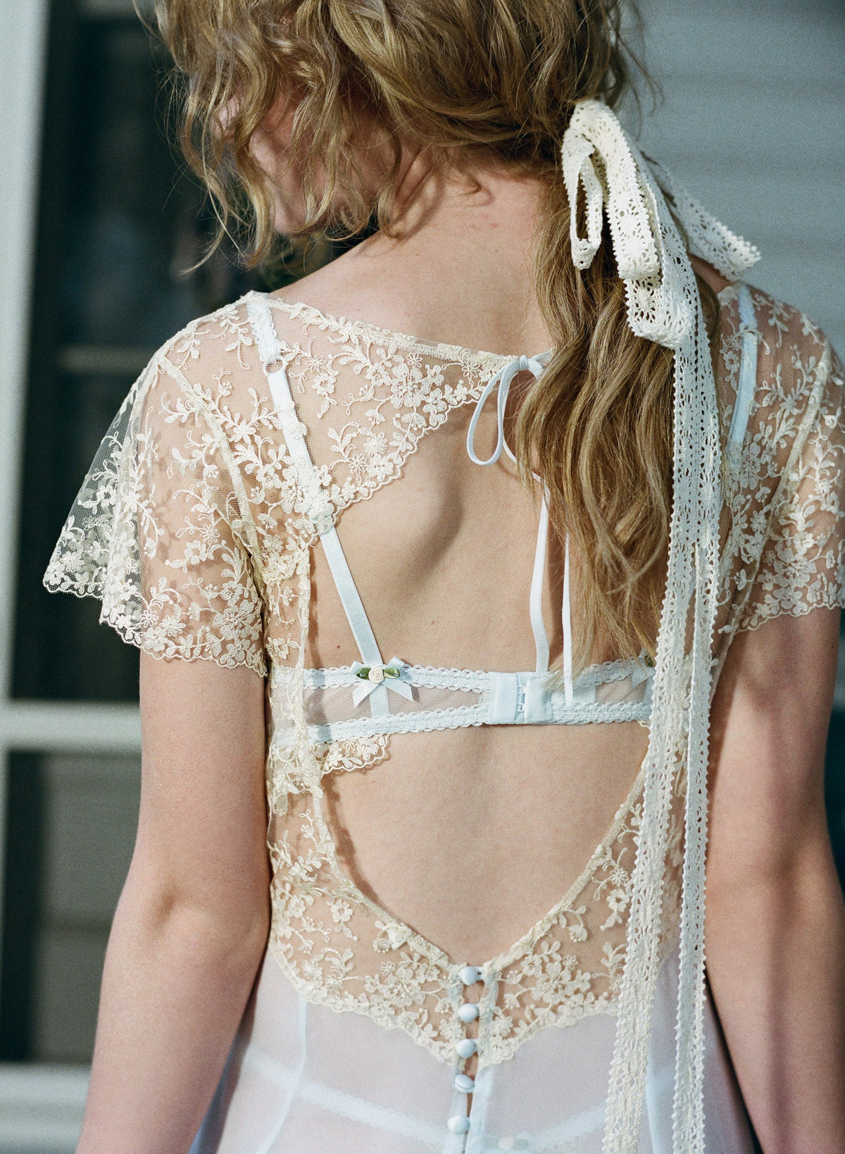 Cleo Bralette Blue - For Love & Lemons