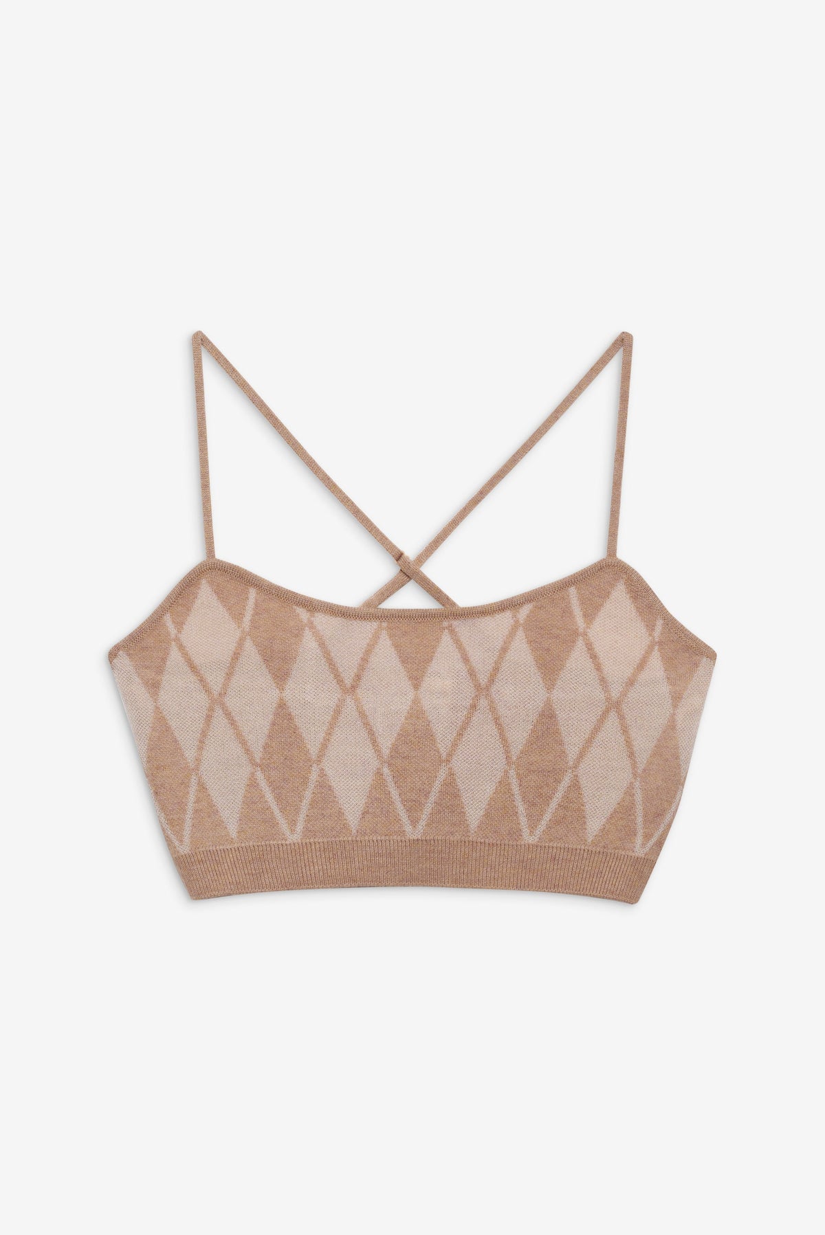 Cassidy Knit Bralette Brown - For Love & Lemons
