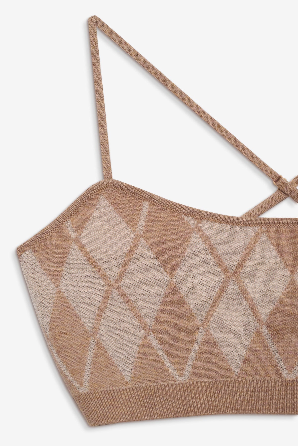 Cassidy Knit Bralette Brown - For Love & Lemons