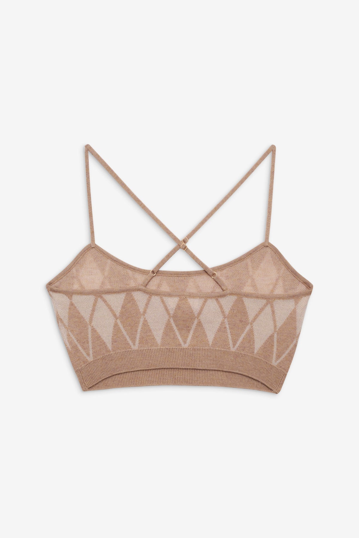 Cassidy Knit Bralette Brown - For Love & Lemons