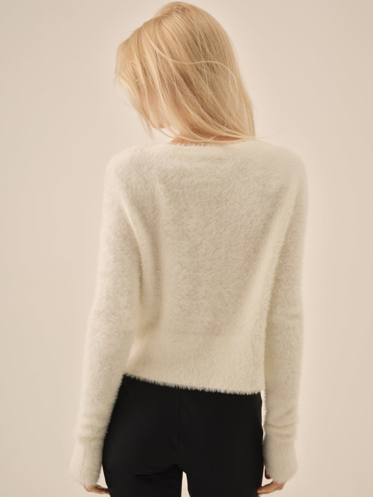 Tayla Knit Cardigan Cream - For Love & Lemons