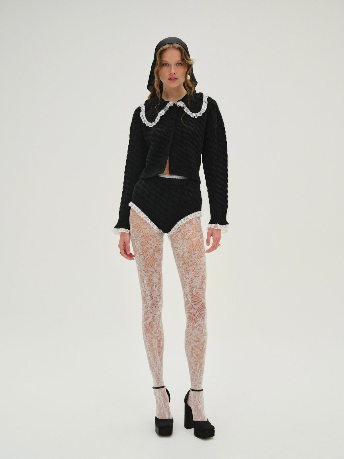 Milana Knit Panty Black - For Love & Lemons