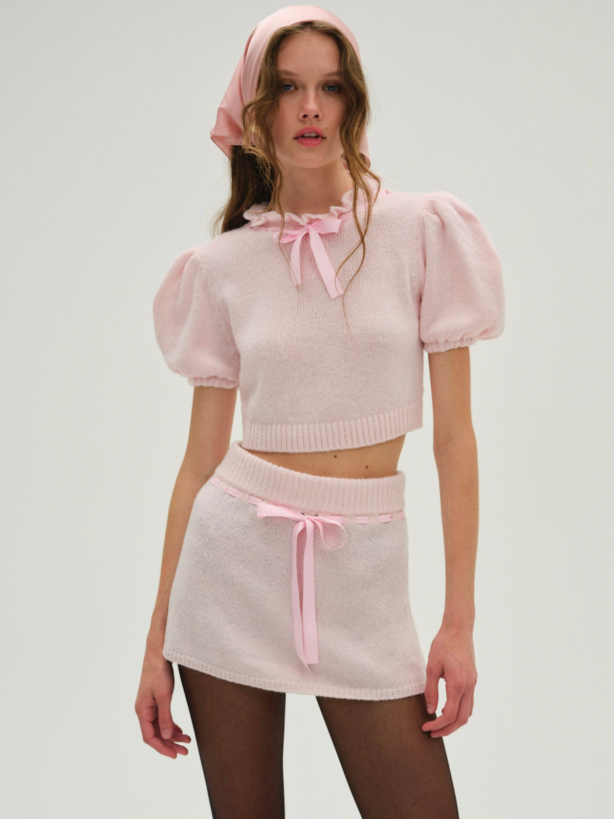 Beverly Mini Skirt Pink - For Love & Lemons