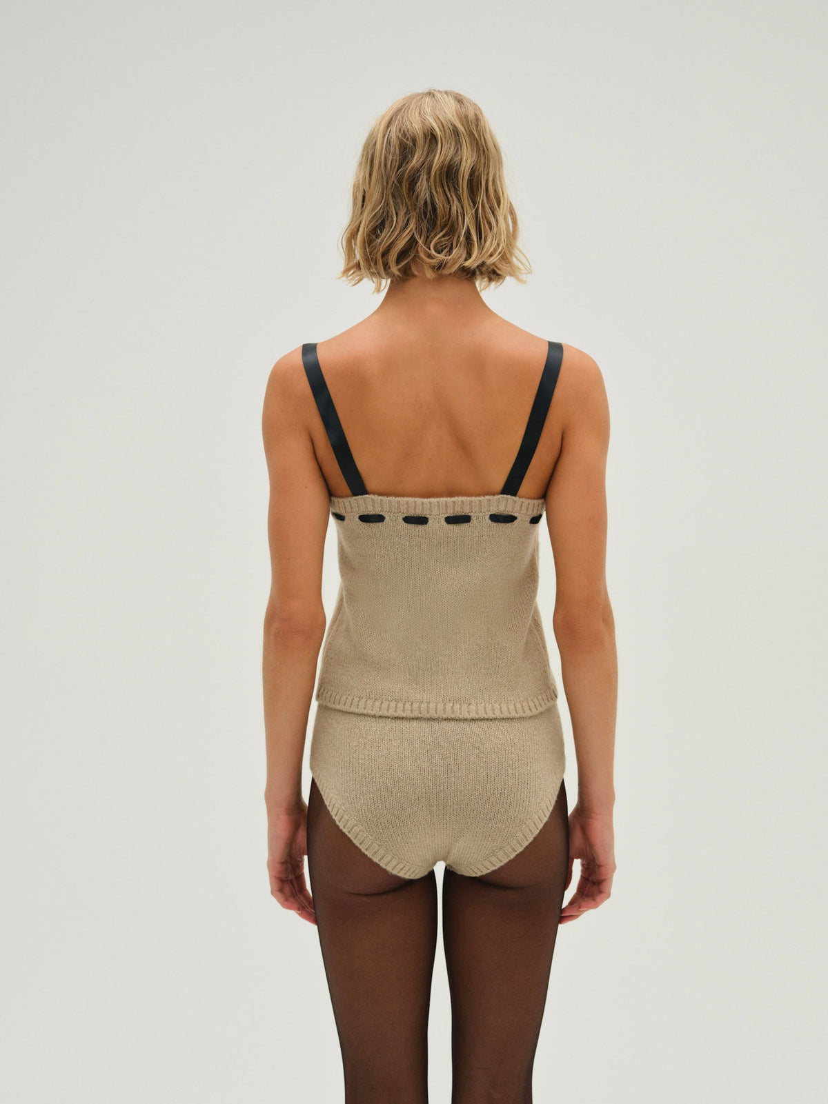 Beverly Knit Panty Tan - For Love & Lemons
