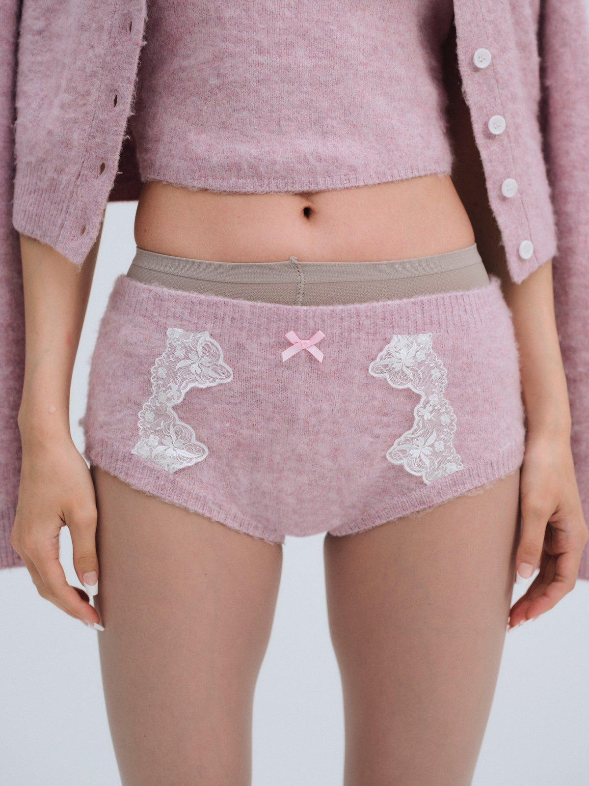 Arinah Boyshort Pink - For Love & Lemons
