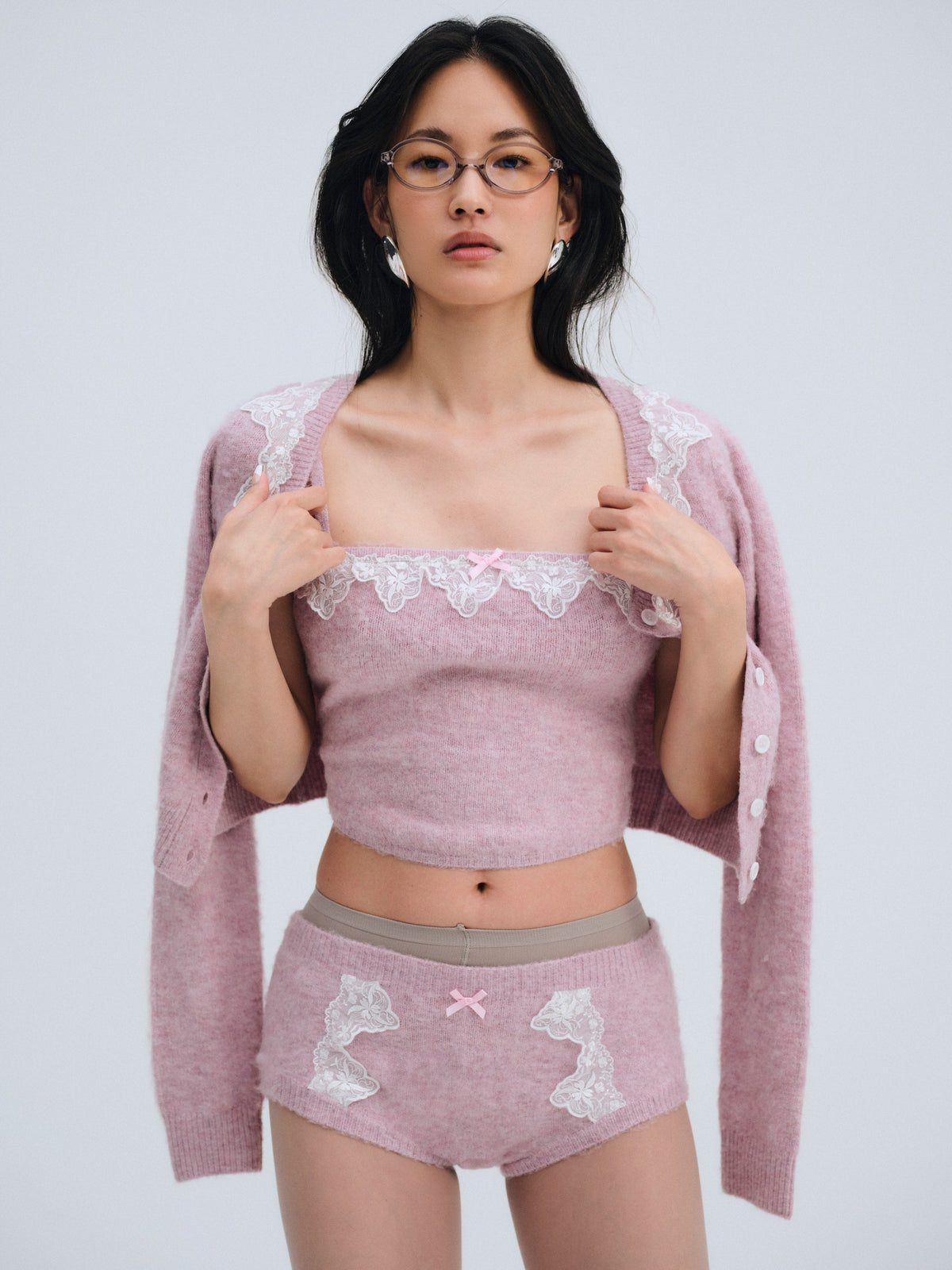 Arinah Boyshort Pink - For Love & Lemons