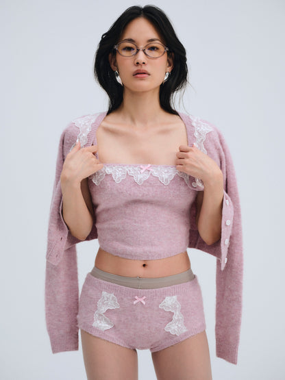 Arinah Boyshort Pink - For Love & Lemons