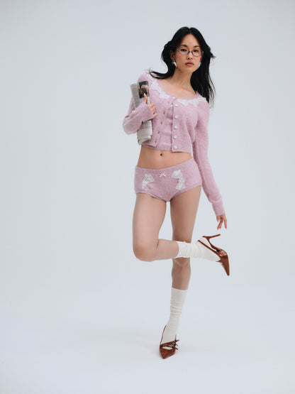 Arinah Boyshort Pink - For Love & Lemons