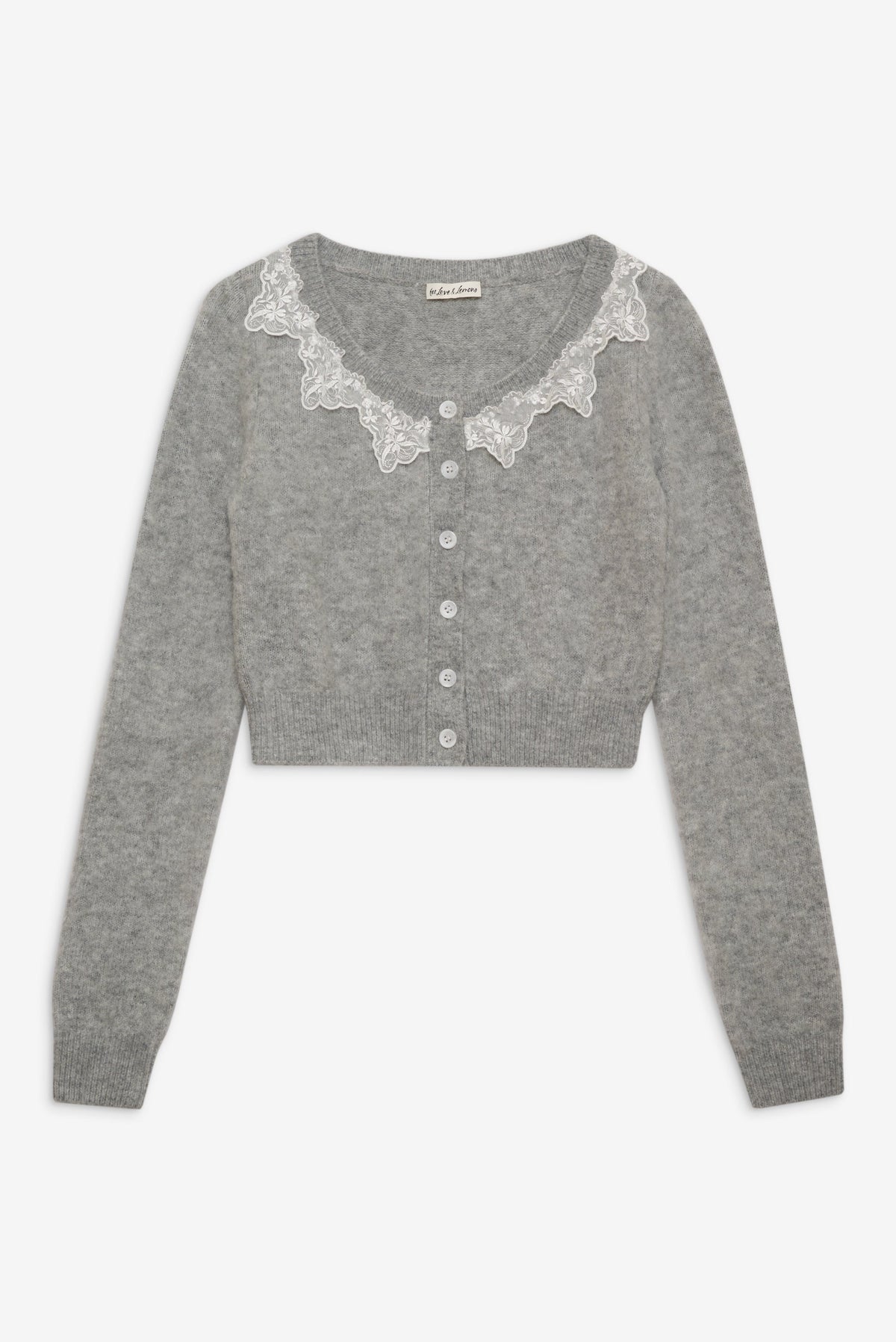 Arinah Cardigan Grey - For Love & Lemons