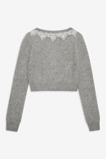 Arinah Cardigan Grey - For Love & Lemons