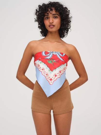 Ellie Knit Short CAMEL - For Love & Lemons