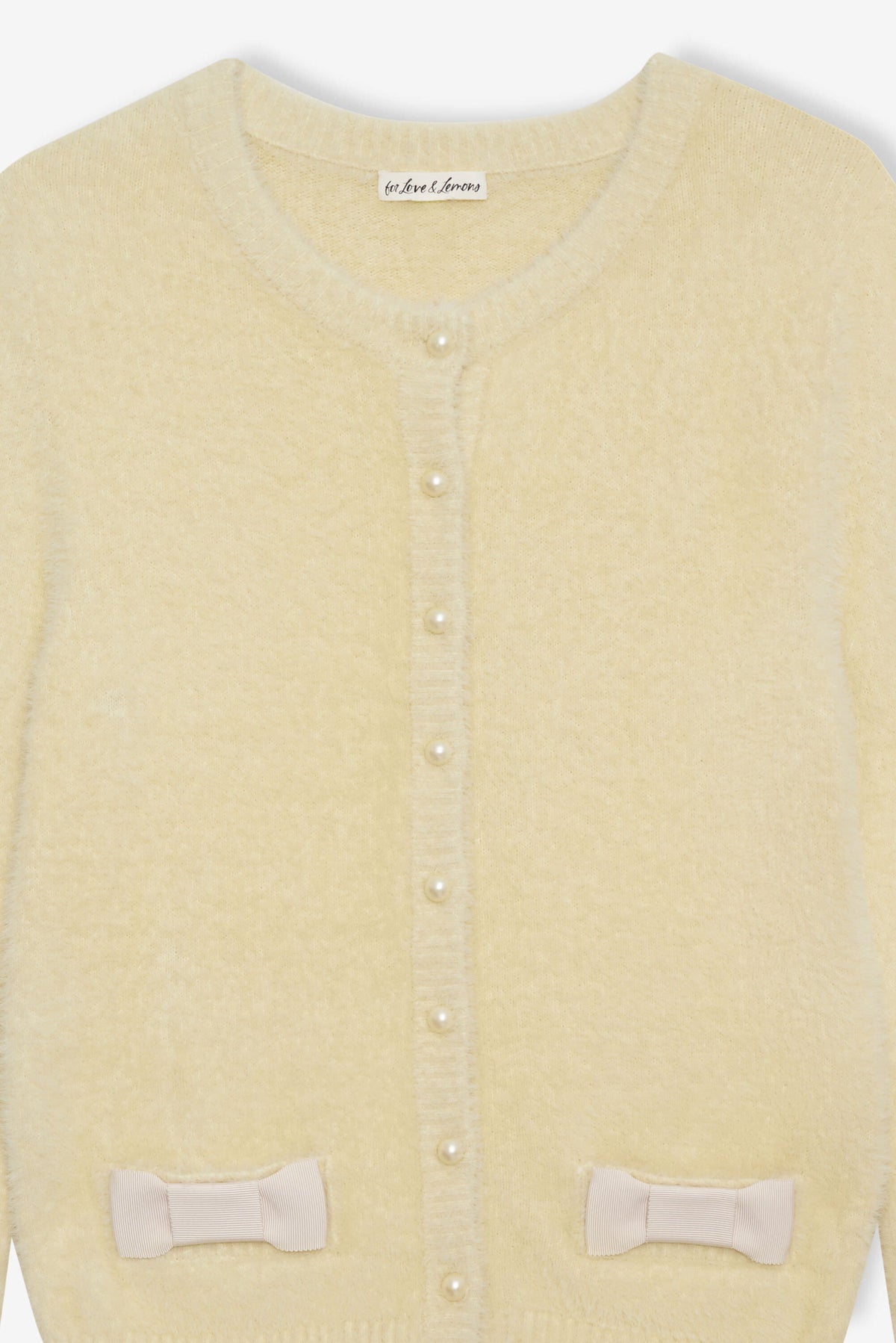 Harper Cardigan Yellow - For Love & Lemons
