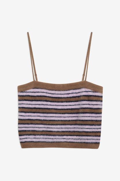 Nora Striped Tank Blue - For Love & Lemons