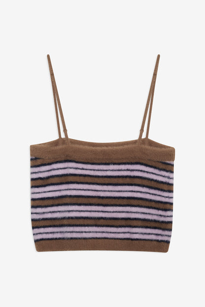 Nora Striped Tank Blue - For Love & Lemons
