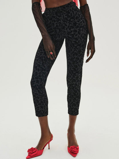 Midnight Velvet Capri Pant Black - For Love & Lemons