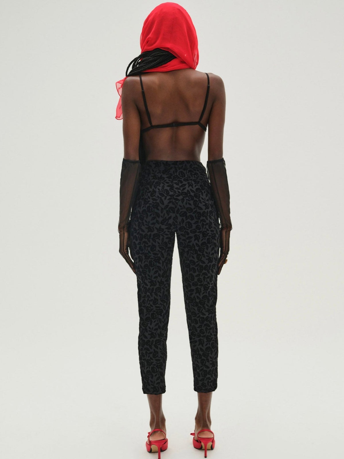 Midnight Velvet Capri Pant Black - For Love & Lemons
