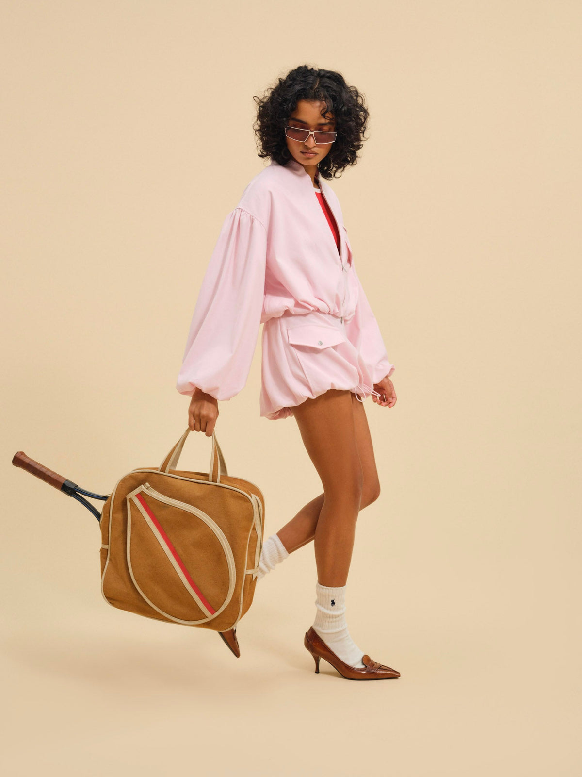 Elanah Mini Skirt Pink - For Love & Lemons