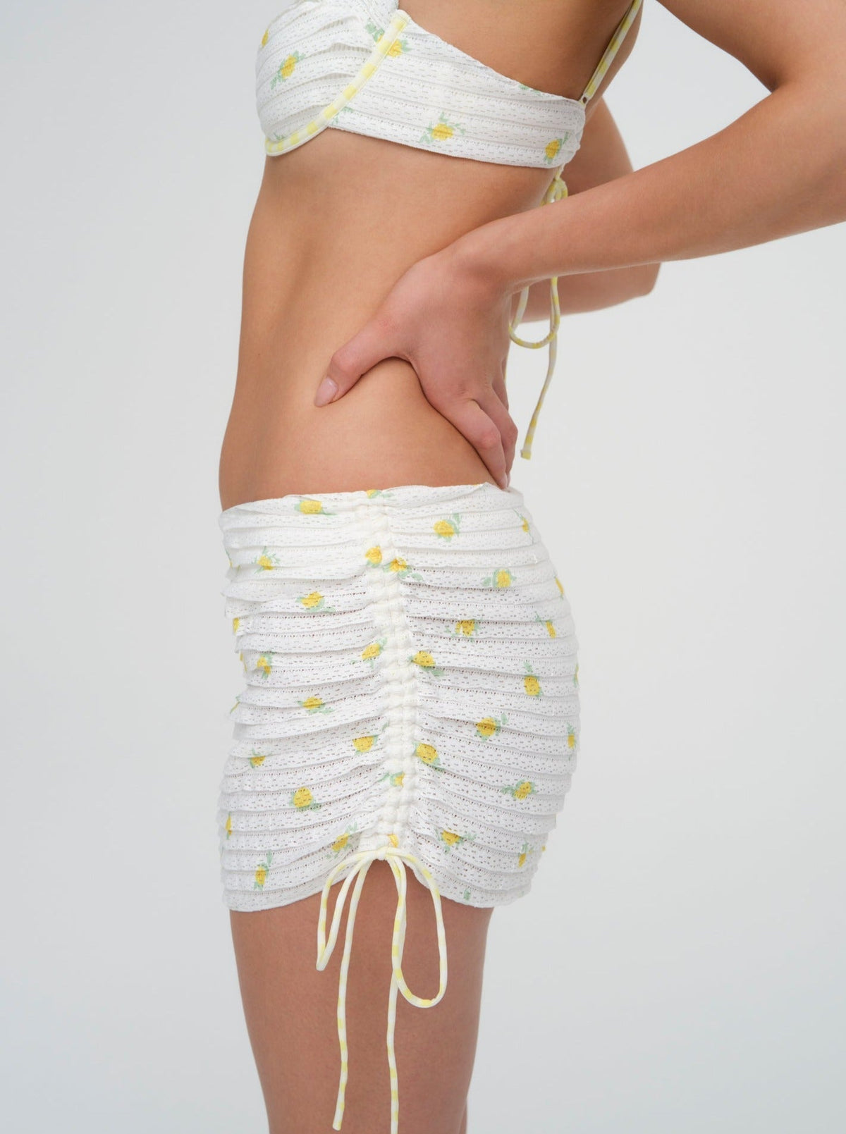 Linia Swim Skort White - For Love & Lemons